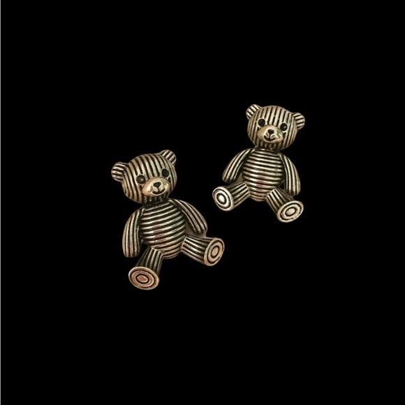 Bear Stud Earrings for Women Fashion Accessories - Picture 2 of 5